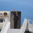 Prezident Barack Obama pi nvtv R -Ruzyn v roce 2010